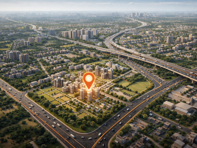 Emaar Serenity Hills Location
